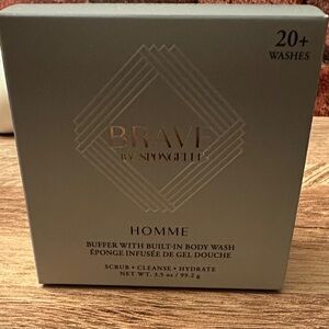 4/$20🙈NIB Spongelle Homme Buffer with Built-In Body Wash - Great Smell
